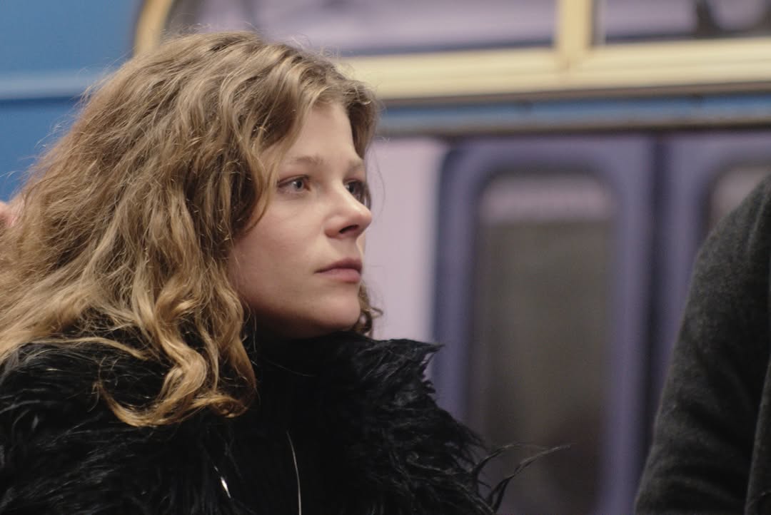 Анастасия Пустовит на съемках фильма